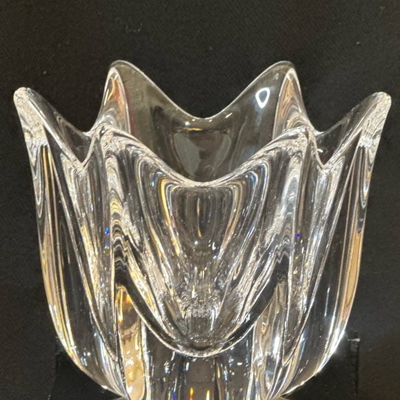 VTG 1990s Orrefors of Sweden Belle Bowl  Designed by Jan Johansen Signed - Picture 3 of 6